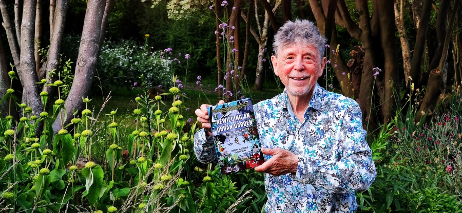 Author Gerry Thompson with his latest book