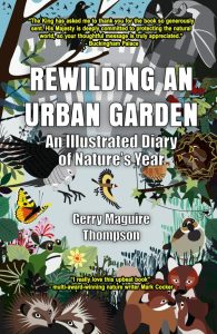 Front cover of book on rewilding an urban garden